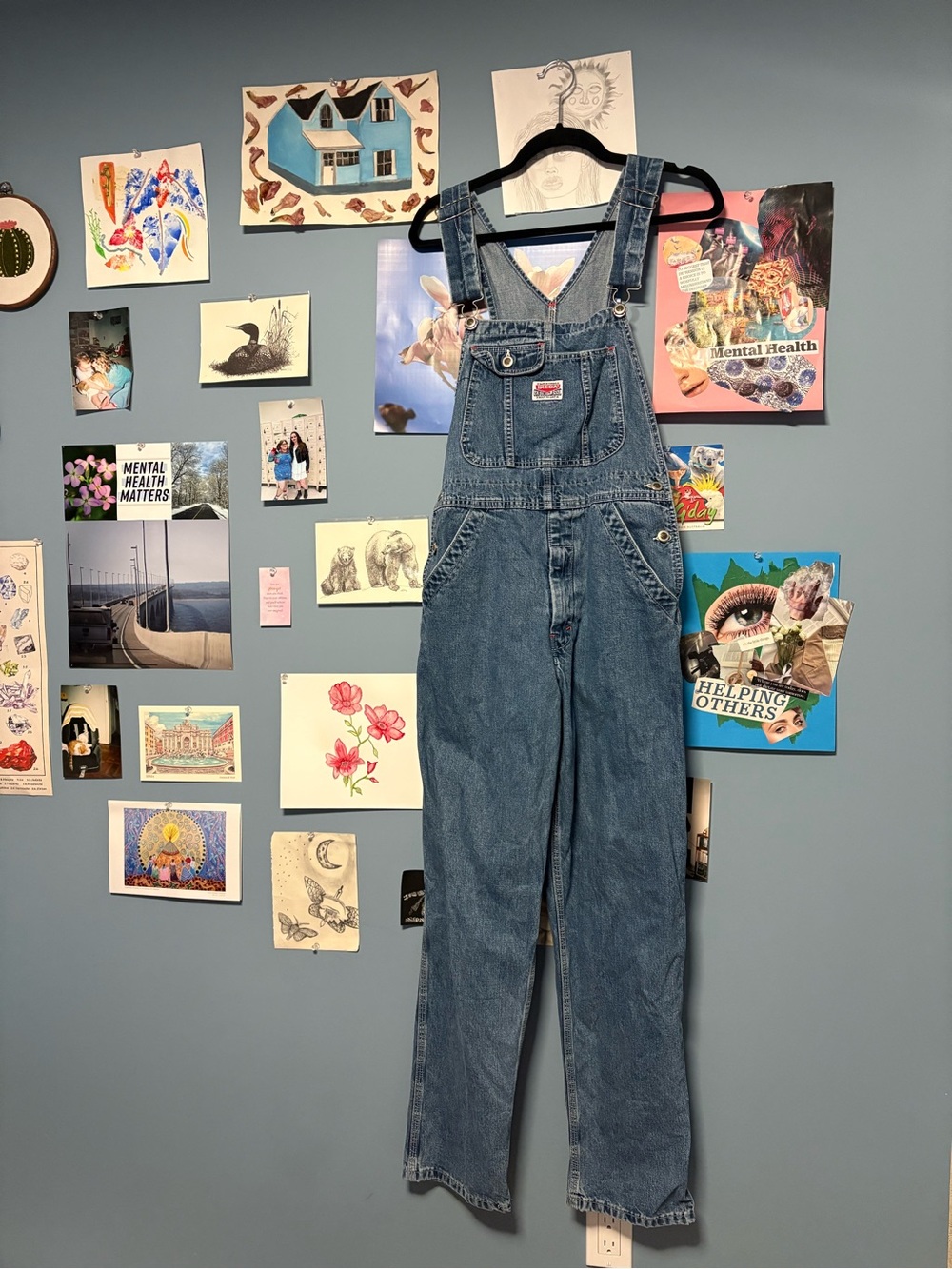 Vintage Ikeda Blue Denim Overalls for Women